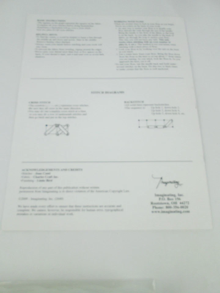 QUILT ORNAMENTS Christmas Cross Stitch Pattern Booklet Pamela Kellogg 2640 - Image 2 of 2