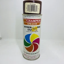 Vintage 70’s Champion Sprayon vintage spray paint can Rich Brown Enamel Bar Code