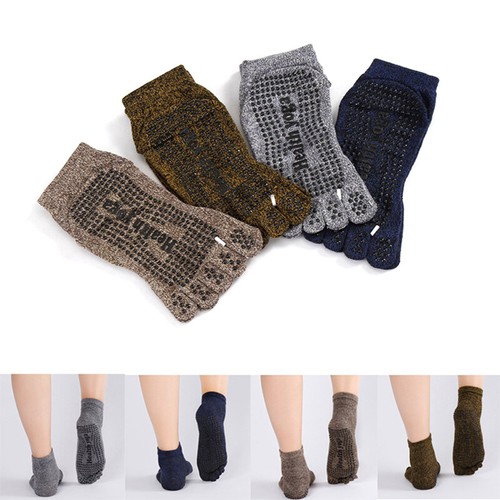 Yoga Socks With Non-Slip Grip – 5-Toe Design For Pilates, Ballet & Gym
