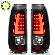 LED TUBE TAIL LIGHTS FOR 1999-2006 CHEVY SILVERADO 99-02 GMC SIERRA BRAKE LAMP