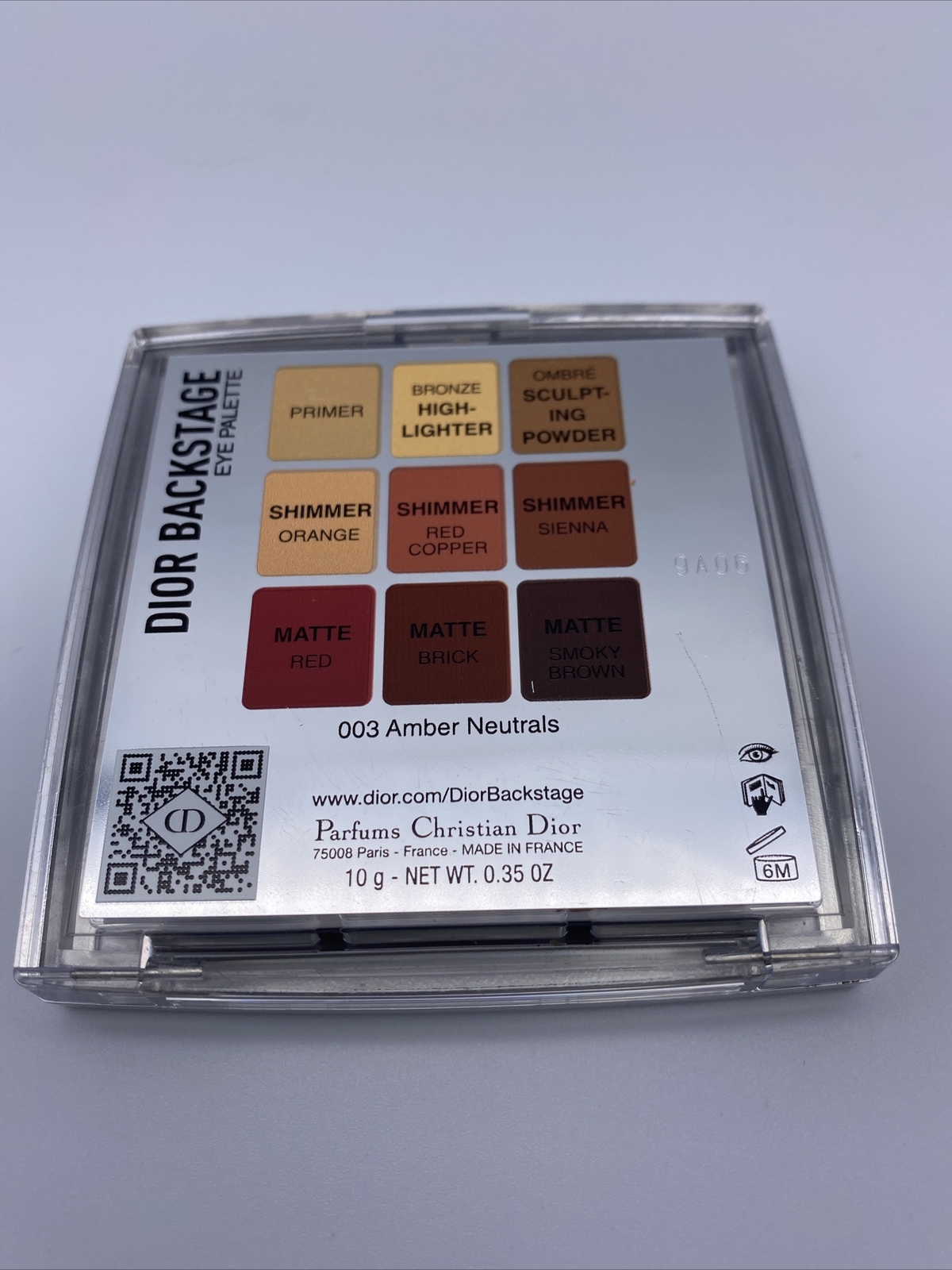 dior backstage eye palette amber