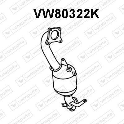 Catalyseur inox Golf VI et Scirocco 1.4 TSI haute durabilité