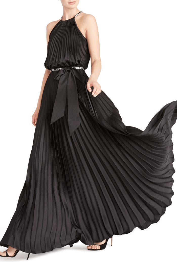 chinese dress ladies ML Monique Lhuillier Square Neck Sleeveless Ruched Embroidered Zipper Back  A-Line Lace Dress
