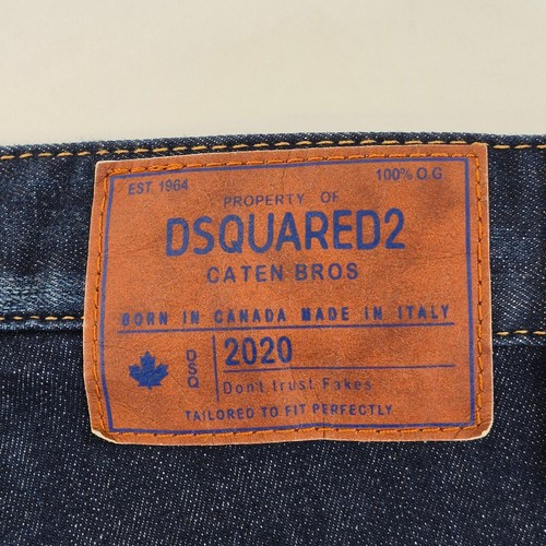 DSQUARED2 Jeans 48 W32 L28 Blau Herren Skinny Denim Distressed Freizeitkleidung - Bild 10 von 10