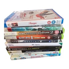 Mixed Job Lot Xbox 360 PS3 Wii Blu-ray DVD Games ? COD, Guitar Hero, Destiny