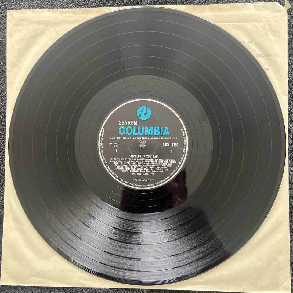 The Dave Clark Five  Catch Us If You Can Vinyl LP MONO 1965 1st TESTED EX VIDEO - Image 3 of 4