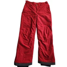 Columbia Bugaboo Omni-Tech Ski Pants Red Mens Sm Winter Snow Outdoors Insulated