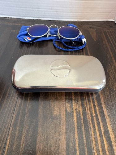 Pepsi Stuff Sunglasses Points 1990 Official Hippie Elton John Style Vintage - Afbeelding 2 van 12