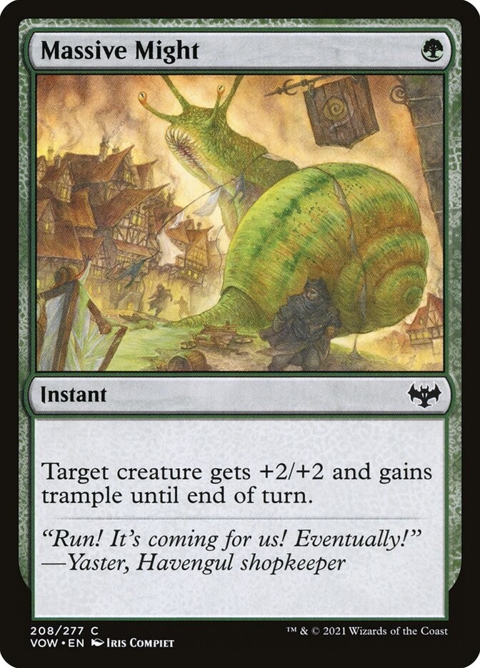 Massive Might Innistrad: Crimson Vow Regular