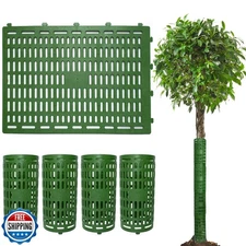 KEKE COO 4 Pack Tree Trunk Protectors 15" x 10" Expandable Weather-Proof Mesh