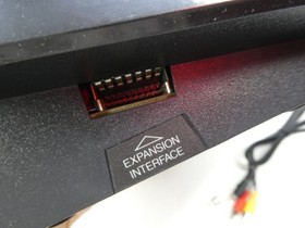 Atari 7800 Video Game Console EXPANSION INTERFACE AV Modded Seller Reconditioned