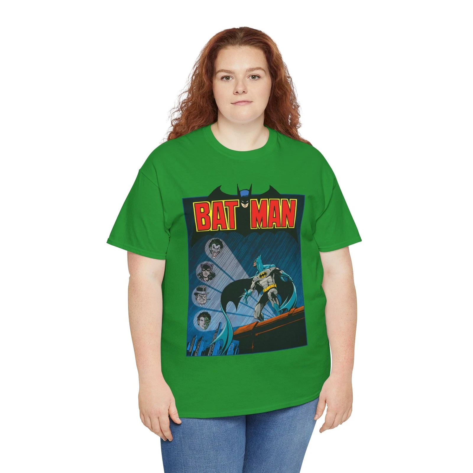 Batman T-Shirt - DC Comics - Catwoman, Joker, Two-Face, Penguin - Bronze Age Art