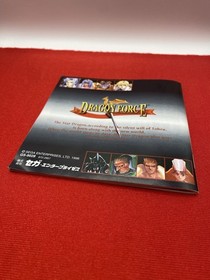 Dragon Force - Sega Saturn - Japan Import - With Reg, Advertising, Map. No Spine