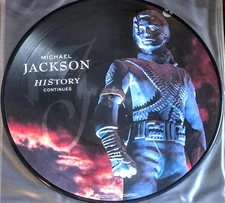 MICHAEL JACKSON HISTORY CONTINUES - VINYL PICTURE-DISC 2-LP SET " NEW "