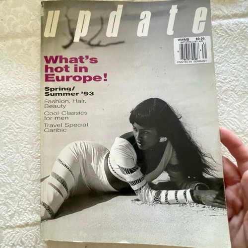 Lana Ogilvie Beach Photos OOAK 1993 Sexy German Fashion Magazine “Update” Lutz