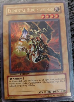Elemental HERO Sparkman YSD-ENS01 Starter Deck 2006 Limited|Limited Edition