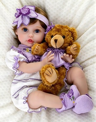 Reborn Baby Dolls - 22 Inch Realistic Lifelike Baby Girl - Handmade Vinyl Reb...