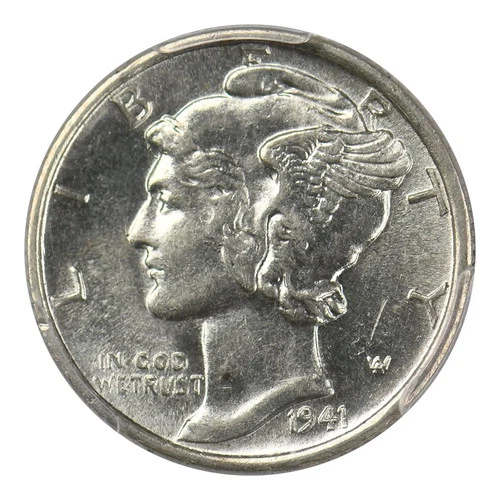 1941-S/S Mercury Dime PCGS AU-58 RPM FS-501