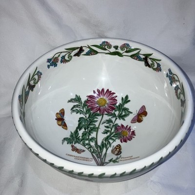 Portmeirion Botanic Garden, tiefe Servier-Rührschüssel 26 cm Blume Chrysantheme 