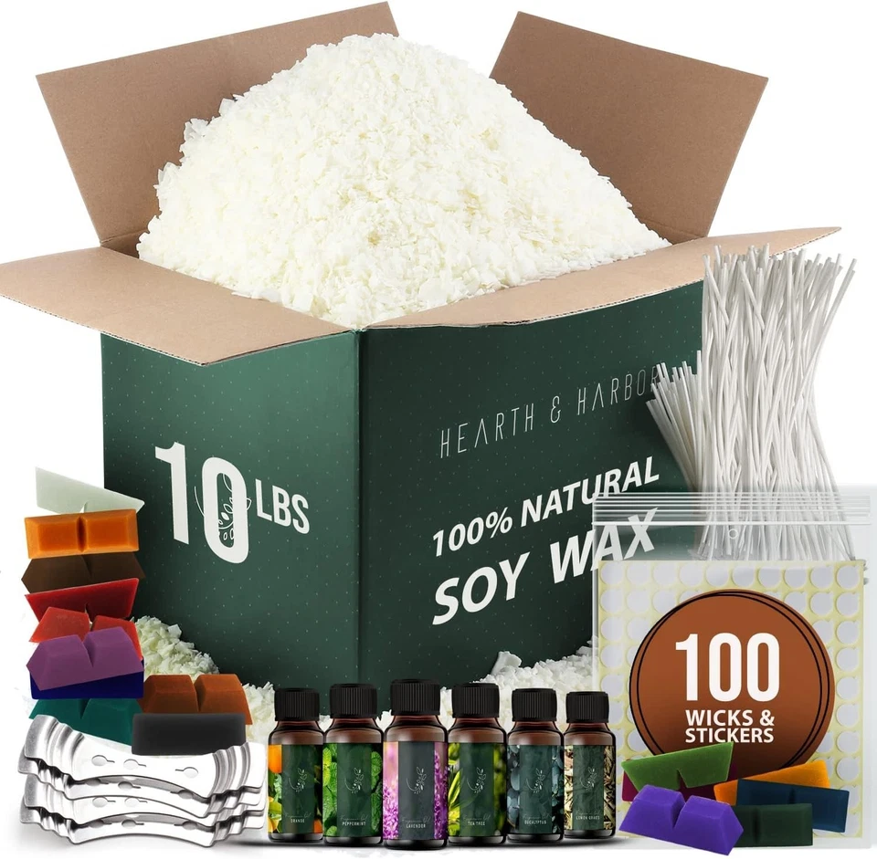 Soy Candle Making Kit with 10 lb. Wax & Supplies - Image 3 of 4