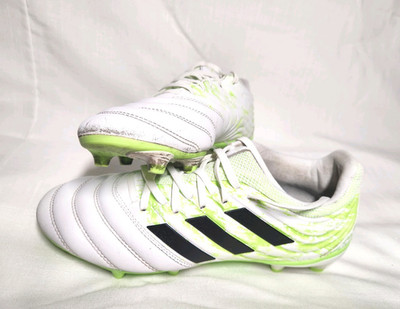 adidas Copa 20.3 FG Men s Soccer Cleats White/Signal Green Size 8