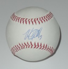 MIKE OLT AUTO'D SIGNED BASEBALL PSA/DNA COA R19978 TEXAS RANGERS CHICAGO CUBS