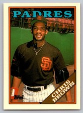 1988 Topps Tiffany  Chris Brown 568
