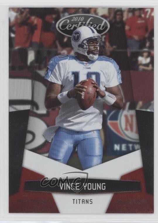 2010 Certified Platinum Red 608/999 Vince Young #146 1i7
