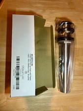 Signature EXTENDED PRESS TYPE POP-UP BATHROOM DRAIN WITH OVERFLOW BRUSHED NICKEL