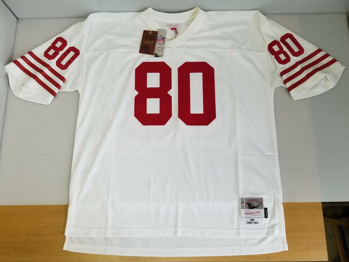 Mitchell Ness Jerry Rice #80 1990 San Francisco 49ers Legacy