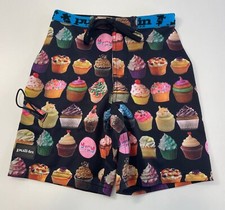 Pull-In Swimwear Swim Trunks Boys Size 4/6 Kids Cupcakes Printed Pattern