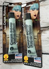 NIB 2 Tubes Rubies Aqua Cream Makeup Blue/green NET WT. 0.7 OZ Each Halloween.