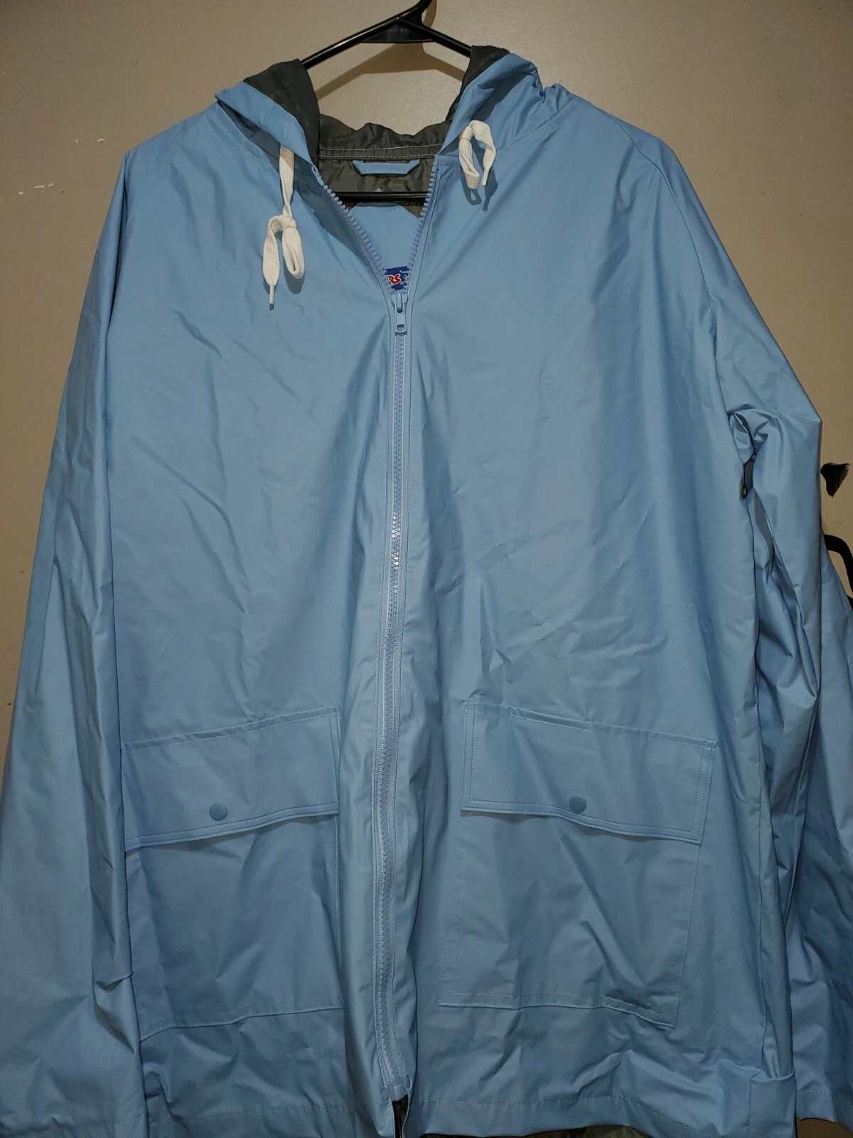 Sky Blue Rain Jacket Large SPLASHER