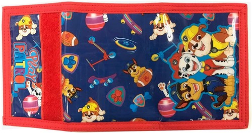 Kids Paw Patrol Wallet Play Patrol Card & Coin Tri Fold Design NEW - Picture 2 of 3