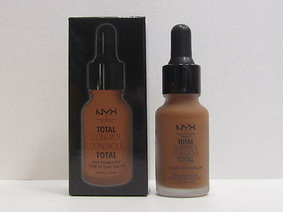 NYX Total Control Drop Foundation color TCDF20 Deep Rich 0.43 oz New In Box