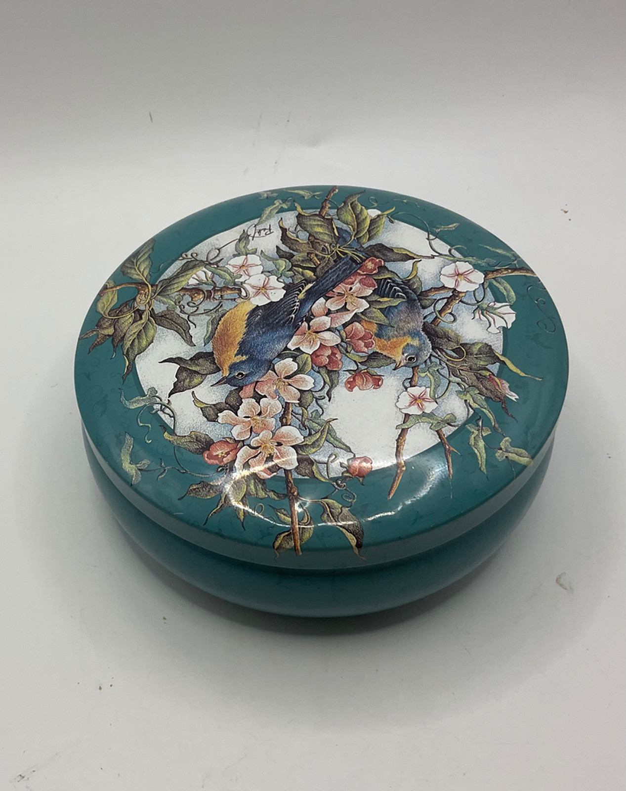 Keller Charles Bluebird Tin Jamie Gardner Rehfeld Design Floral Garden