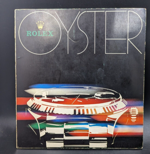 Rolex Oyster Vintage 1977 Watch Brochure Catalog in English- Good Condition - Photo 1 sur 7