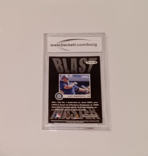 Alex Rodriguez,1997 Score(Gold Prizm) SSP Insert...BCCG Gem Mint 10 - Picture 2 of 2