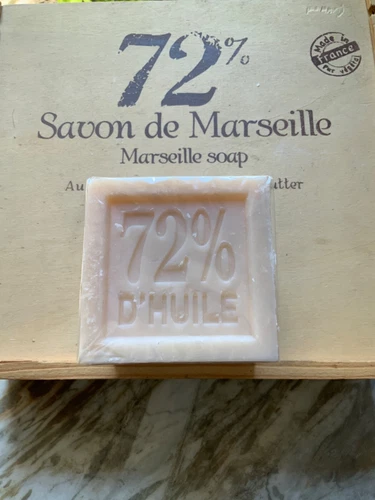Sapone di Marsiglia 300gr. Extra Puro 72% Olio Originale Bianco Vegano