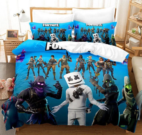 DE Fortnite Juego 3D Edredón Cubierta Cojín Funda Juego de Ropa de Cama Individual - Imagen 4 de 31