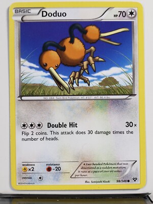 星家族 Doduo 98/146 LP / VLP - B2G1F - XY Pokemon Card - Sumiyoshi Kizuki