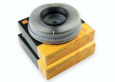 Two Kodak Transvue140-Slide Carousels for 2x2" Slides Genuine Original