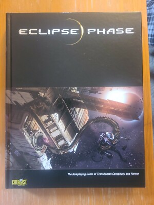 Eclipse Phase RPG, Catalyst Game Labs, Core Rule Book Sci-fi Horror