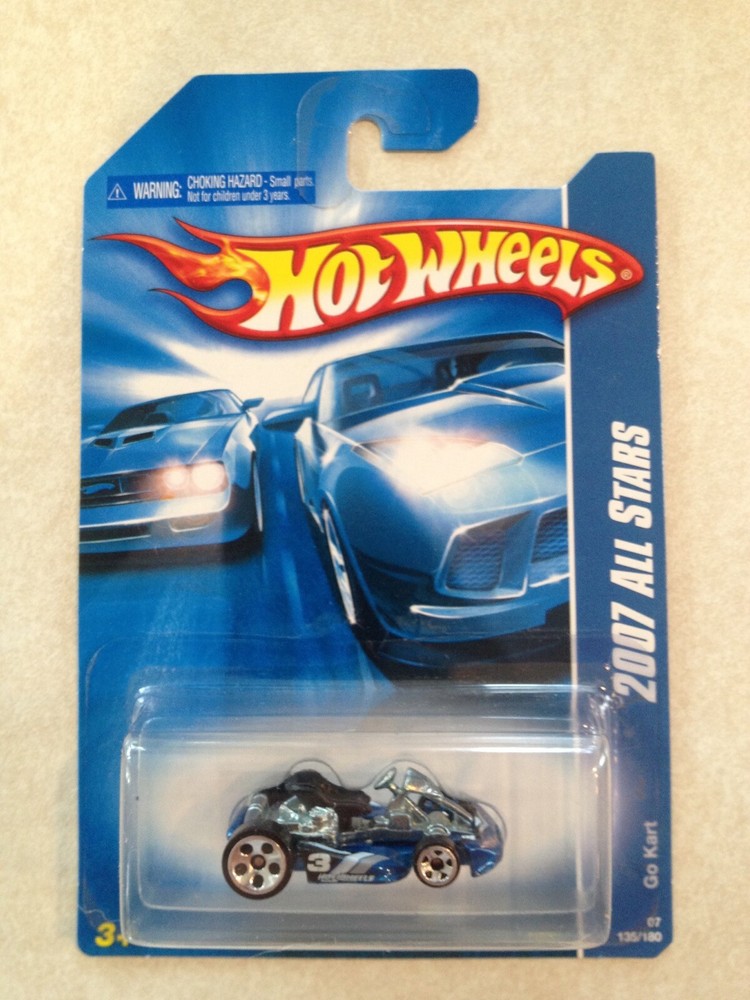 Hot Wheels 2007 All Stars Go Kart #135 Blue