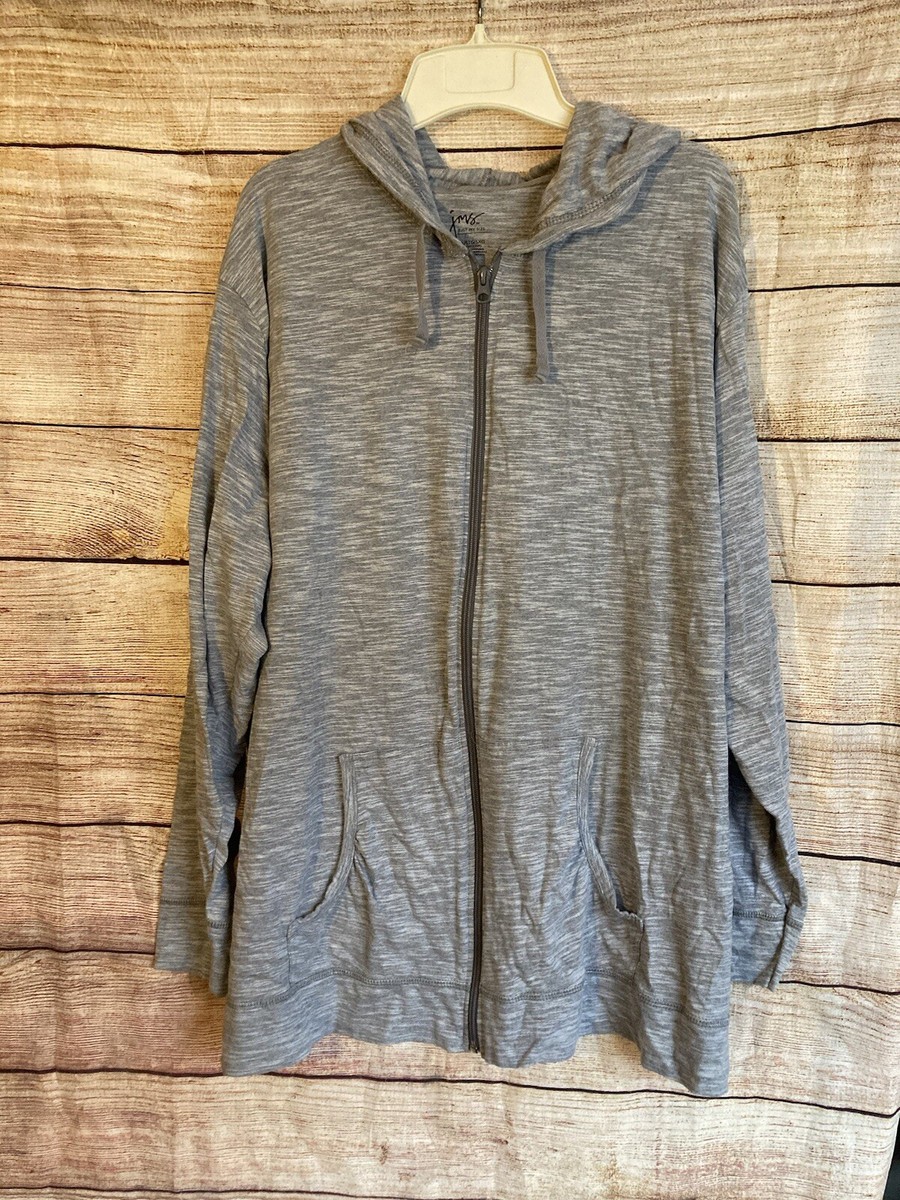 Just My Size 5X Zipper up hooded sweatshirt