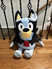 NEW Bluey Halloween Vampire Plush 18  With Tag Soft Decor October