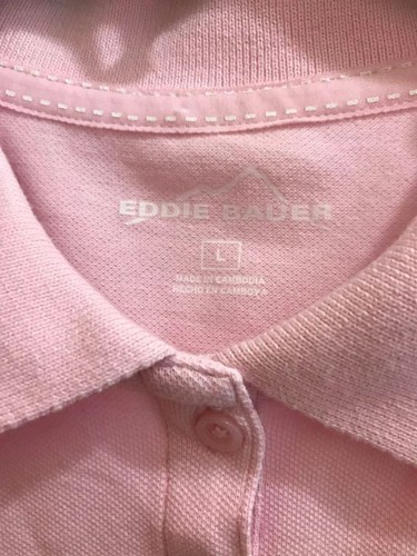 New Eddie Bauer Women's Cotton Polo Shirt White XS & Powder Pink L Org $30 W01 - Bild 11 von 13