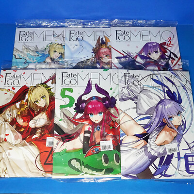 Fate/GO MEMO 1 - 6 Art Book Doujinshi Set - Grand Order FGO Fate/GO MEMO 1 - 6 Art Book Doujinshi Set - Grand Order FGO
