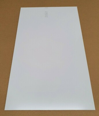 Aluminium-Verbundplatte 3 mm weiß 500 mm x 300 mm (1-seitig glänzend / Rückseite matt)