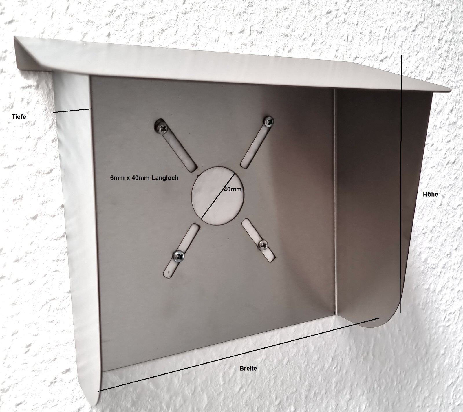 Robuste Edelstahlhaube Für Wallbox & Schalter – Wetterfest